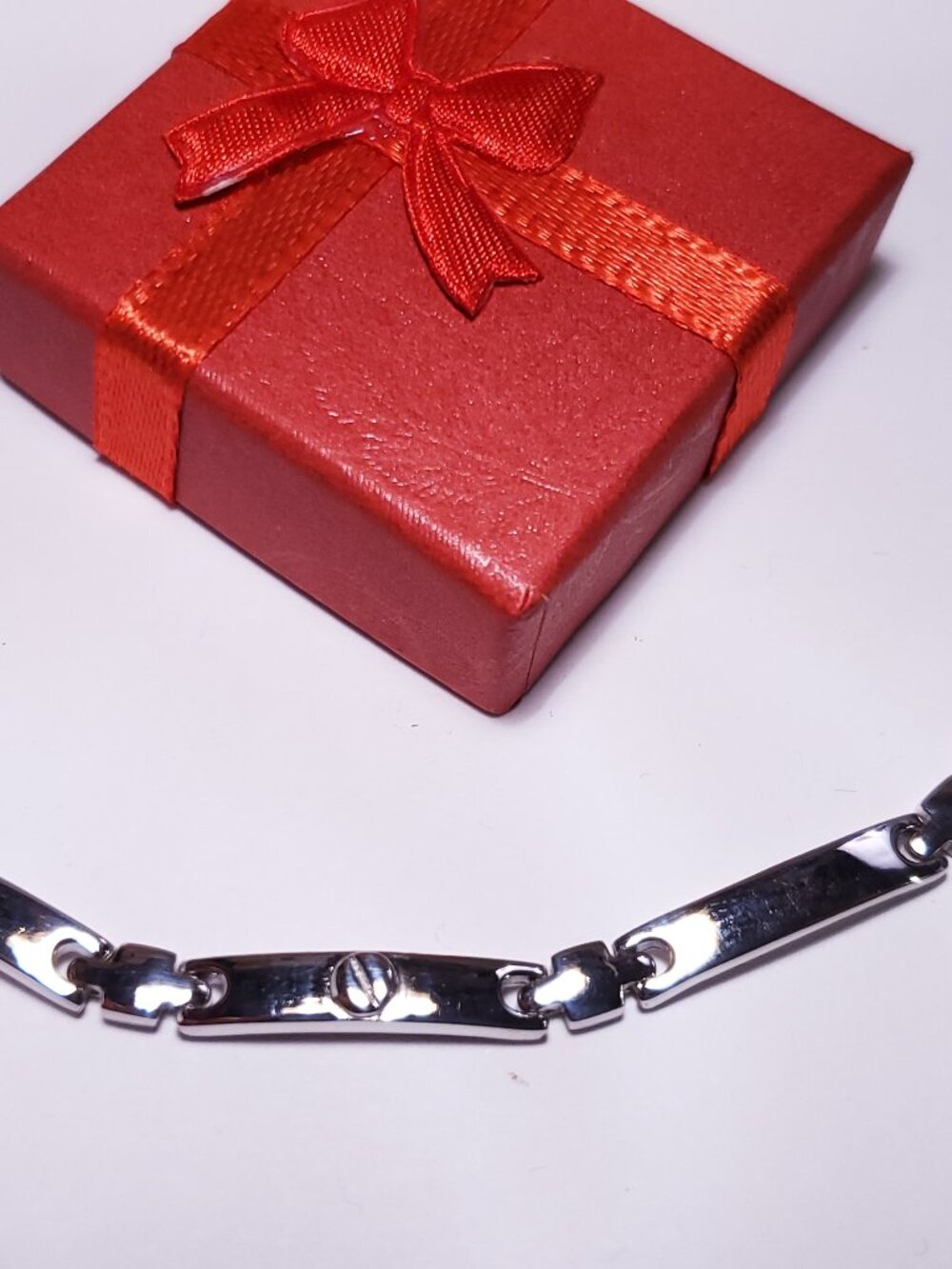 Estate Bar with screw Polished 7 1/8" Sterling Silver 925 Lds/Gnts Bracelet24231